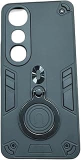 Case Compatible with Vivo V50 Lite 5G, Dual Layer Shockproof Protective Cover with 360° Rotating Ring Kickstand and Military Magnetic Anti-Fall Outdoor Case Compatible with Vivo V50 Lite 5G (Black)