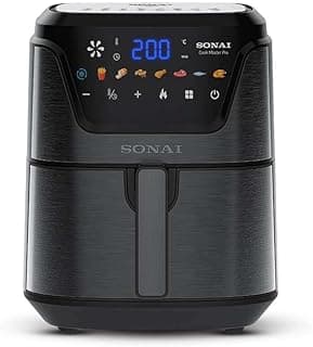 Sonai Cook Master Pro Digital Air Fryer, 7 Liter, 2000 Watt,Black - MAR-711-B