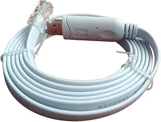 كابل كونسول USB مرن FT232 ZT213 USB RS232 تسلسلي إلى RJ45 متوافق مع راوترات سيسكو، هواوي، روجي، جونيبر، يوبيكويتي، فورتيجيت، ميكروتيك، تي بي لينك، 3COM، وسويتشات اتش بي ProCurve