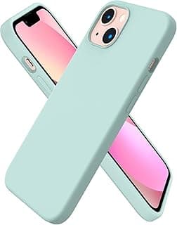 جراب متوافق مع iPhone 11 Pro من السيليكون السائل نحيف 3 طبقات ومضاد للصدمات مع بطانة داخلية ناعمة (فوشيا) (مينت ناعم)