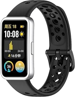 Next Store Soft Silicone Sport Band Compatible with Huawei/Honor Band 10 – Comfortable & Light Design, Waterproof, Interchangeable, Perfect for Daily and Sports Activities