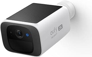 eufy Security ANKER eufy SoloCam S220, Solar Security Camera, Wireless Security Camera Outdoor, 2K Resolution, Continuous Power, No Monthly Fee, HomeBase 3 Compatible, 2.4 GHz Wi-Fi, Previously