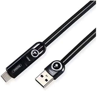 كابل Cable Cutie سيريس 3 في 1 RC-073TH أسود