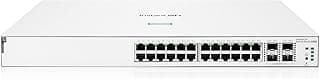HPE Networking Instant On Switch Series 1930 24-Port Gb Smart-Managed Layer 2+ Ethernet Switch with PoE | 24x 1G | 4X SFP+ | 24x CL4 PoE 195W | US Cord (JL683A#ABA)