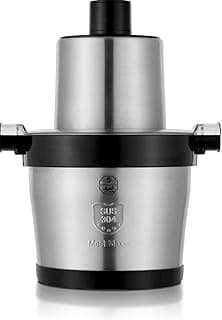 Kibbeh Saudi Al Jabarah 6L 1000W Meat and Vegetable Chopper Stainless Steel SUS304 Easy to Chop Meat and Vegetables, Break Tulle, Hutsd Maaki in All Culinary Creations