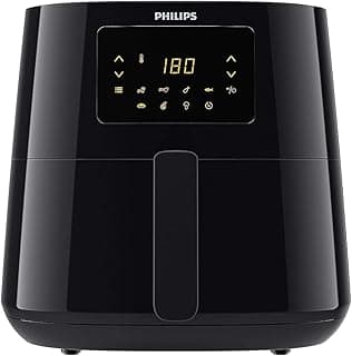 Essential XL Airfryer 2000W 1.2Kg, Rapid Air Technology, Digital, 7 Presets, Black, 14-in-1 Cooking functions, HD9270/90 - International Warranty - 220V supply voltage and 50Hz