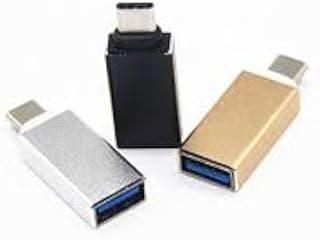محول نوع سي ذكر الى USB 3 انثى من النوع او تي جي كابل بيانات USB3 متعدد الالوان