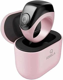 iQibla Zikr Jood Smart Ring Tasbih Counting With 3 Compatible Sizes(18mm/ 20mm/ 22mm) | 2-5 Prayer Reminder | 3 Tasbih Reminder | BT Connectivity | Smart Qibla Life App (Pink)
