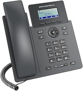 IP Network Phone, Corded, Black