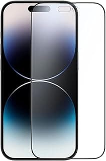 Fog Mirror Full Coverage Matte Tempered Glass Screen Protector, 0.33mm, 2.5D Designed For Apple iPhone 14 Pro - Black