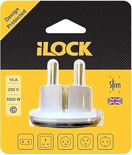 i LOCK Travel Plug adapter Converter - Multicolor