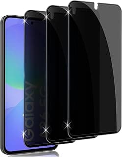 زجاج مقوى مضاد للتجسس لهاتف سامسونج Galaxy A35/A36/A55/A56 5G، عدد 2 واقي شاشة للخصوصية، زجاج بصلابة 9H