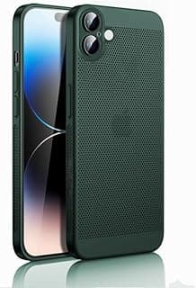 Case For Samsung Galaxy A07 4G Heat Dissipation Case with Built-in Camera Lens Protector Slim Fit Breathable Cooling Anti-Fingerprint Hard PC Back Shockproof Cover (Green)