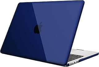 جراب FINTIE متوافق مع ابل MacBook Air 13.6 بوصة A2681 (إصدار 2022) - جراب حماية صلب بشريحة M2 (أزرق كريستالي)