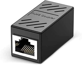 (1Pcs) RJ45 Connector Extender Adapter - 10Gbps Ethernet Cable Extender for Cat5e, Cat6, Cat6a, Cat7, Cat8 Networking | RJ45 Connector Extender Adapter nThe essential networking