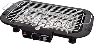 Portable Electric Grill, Smokeless Portable Electric Grill with 5 Adjustable Gears for Home and Camping