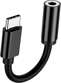 ملحقات أصلية | محول سماعة رأس من النوع C إلى 3.5، كابل محول صوت من USB نوع C إلى مقبس 3.5 ملم، لهواوي وسامسونج جالاكسي، لون أسود