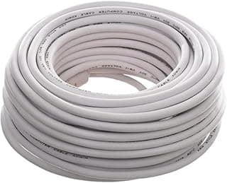 accessories shop LCD Copper Cable With Fast Speed For Computer 20M - White Orange