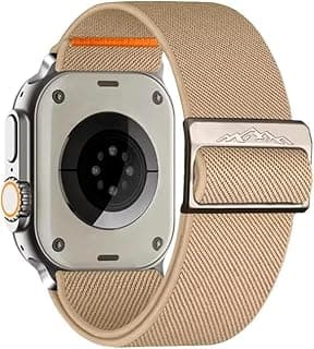 Alpine Loop Style Band Compatible with Apple Watch 42mm/44mm/45mm/46mm/49mm, Adjustable Woven Strap for Ultra 3/2/1, Series 11/10/9/8/7/6/SE