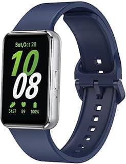سوار بديل متوافق مع سامسونج Galaxy Fit 3 / SM-R390، سوار ساعة ناعم، أساور ساعة رياضية للرجال والنساء