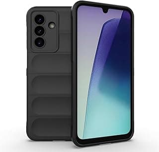 جراب لسامسونج Galaxy A17 5G / A17 (4G LTE) (6.7 بوصة) جراب سيليكون TPU ناعم وحماية من الخدش - أسود