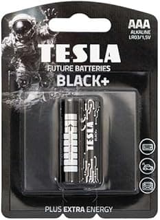 BATTERIES AAA BLACK+ ALKALINE LR03 1.5 2pcs