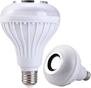 12W LED RGB Bulb Light E27 Bluetooth control Music audio speaker