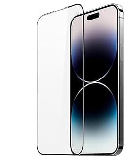 HD Premium Tempered Glass Anti Shock Screen Protector With Black Frame Compatible With (clear, IPHONE 12/12PRO)