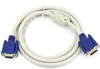 كابل VGA طول 10 متر أبيض للتلفزيونات