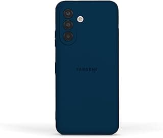 For Samsung Galaxy A56 Silicone Hard Back Color Cover,Camera Protection From Shocks From TPU Compatible with Samsung Galaxy A56 (6.7") (Navy)