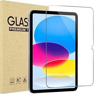 1 Piece Screen Protector for iPad 10th Generation 10.9 Inch 2022, 9H Tempered Glass for iPad 10th Screen Protector Film Protective Glass Screen Protector - Clear