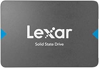 هارد SSD داخلي سعة 480 جيجابايت مقاس 2.5 بوصة ساتا III بسرعة قراءة تصل إلى 550 ميجابايت في الثانية من ليكسار NQ100، لون رمادي، (LNQ100X480G-RNNNU)