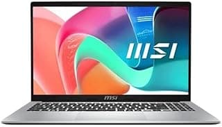 MSI لابتوب مودرن 15 F1MG للاعمال، انتل كور 5 120U، شاشة 15.6 انش FHD 60Hz، 8GB DDR4، ذاكرة مستديمة SSD 512GB، بطاقة رسومات انتل، فضي اوربان