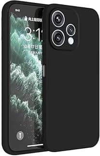 Case Compatible with Oppo Reno 15 5G Silicone Case Shockproof TPU Slim With Inner Fiber Layer and Camera Protection (Black)