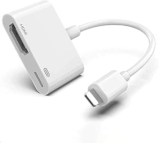 محول لايتننج رقمي ايه في إلى HDMI 1080P لـ ايفون واي باد طراز L8-3SE بهيكل متين سهل التركيب - قطعة واحدة