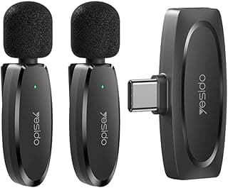 Dual Wireless Microphone, Type-C Connector, Yesido KR13 | HighEnd