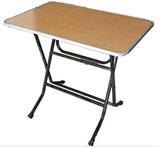 Gratsia Melamine Wood Steel & Aluminum Frame Table (assorted color) Size 50*70