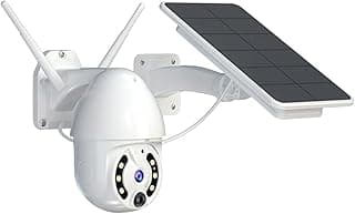 Smart Security Camera Home Security Surveillance Camera Smart Outdoor WiFi WiFi IP 18650. Battery powered. PTZ. CCTV video alarm. with solar panel Repel Intruders