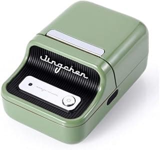 B21 Inkless Label Maker, Portable Thermal Label Printer (Green SA)