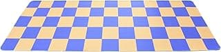 ماوس باد جيمنج مطاطي بسطح سريع 90x40 سم، حواف مخيطة، قاعدة مانعة للانزلاق، تصميم مكعبات (متعدد الألوان)