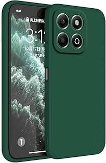 جراب متوافق مع Honor X6c (6.61 بوصة)، جراب حماية سيليكون TPU - أخضر غامق