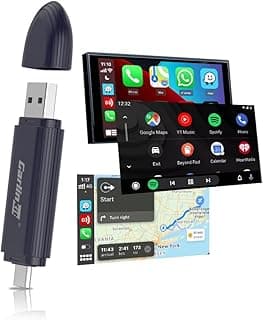 Carlinkit Upgraded 2-in-1 Wireless Stick, MINI SE PRO, CarPlay and Android Auto Wireless Adapter, Built-in Bluetooth 5.4, WiFi 6, Arm A7 Processor, Low Power Consumption (Dark Blue)