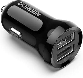 شاحن سيارة USB مزدوج، من يوجرين، يو اس بي، أخضر