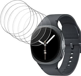(Six pieces) Screen Protector for Samsung watch 8 40mm, Ceramic Material, HD Clarity, Anti-Scratch
