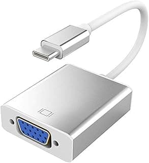 كابل محول USB 3.1 نوع C الى VGA (ابيض)