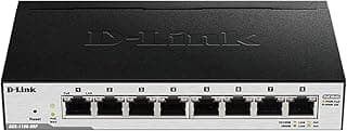محول جيجابت ايثرنت ب 8 منافذ من دي-لينك، موديل DGS-1100-08P