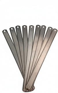 30cm Double Edge Metal Hand Saw Blades, 10 Pieces, High Quality Steel, Compatible with Standard Hand Saws, for Cutting Metal, Wood, Plastic