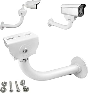 CCTV Security Camera Mount Bracket, Surveillance Camera Bracket Wall Mounting for Universal Indoor Outdoor CCTV Housing Mount