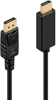 2B (DC504) كابل Display port إلى HDMI - 1 متر - أسود