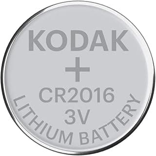 بطارية ليثيوم اصلية CR2016 من Kodak للسيارات والأجهزة الطبية والساعات - 3V